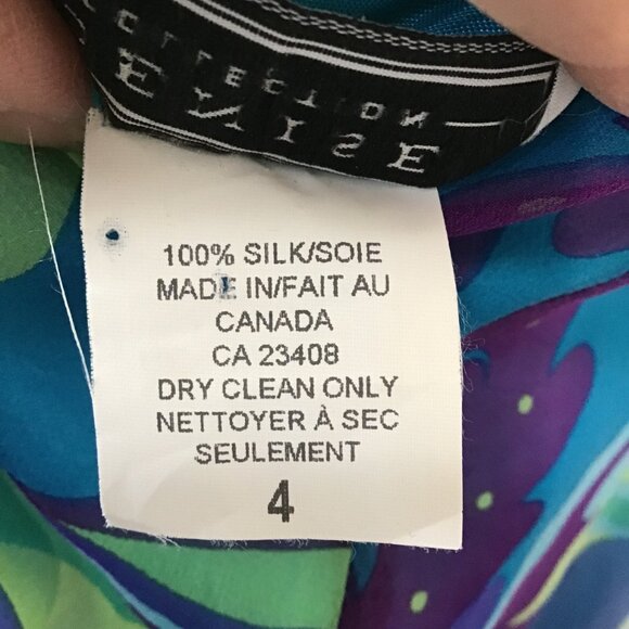 Denise Collection Silk Halter Mini Dress Size 4 - Picture 12 of 12